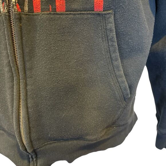 Under Armour Project Rock Hoodie Mens Medium Full Zip Blood Sweat Respect Gym - Picture 8 of 16